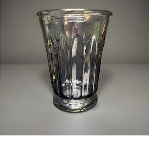 🔥 Vintage - DPS Marcela Slate Blue Footed Glass Vase 6in